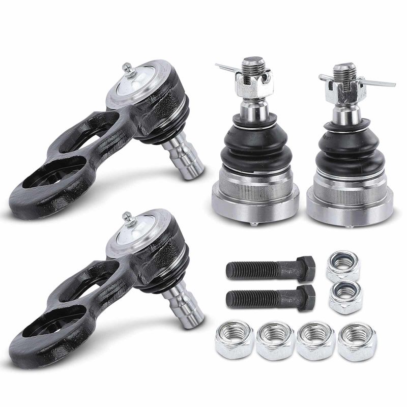 4x Front Upper & Lower Ball Joint for Ford Crown Victoria Lincoln Town Car 95-02