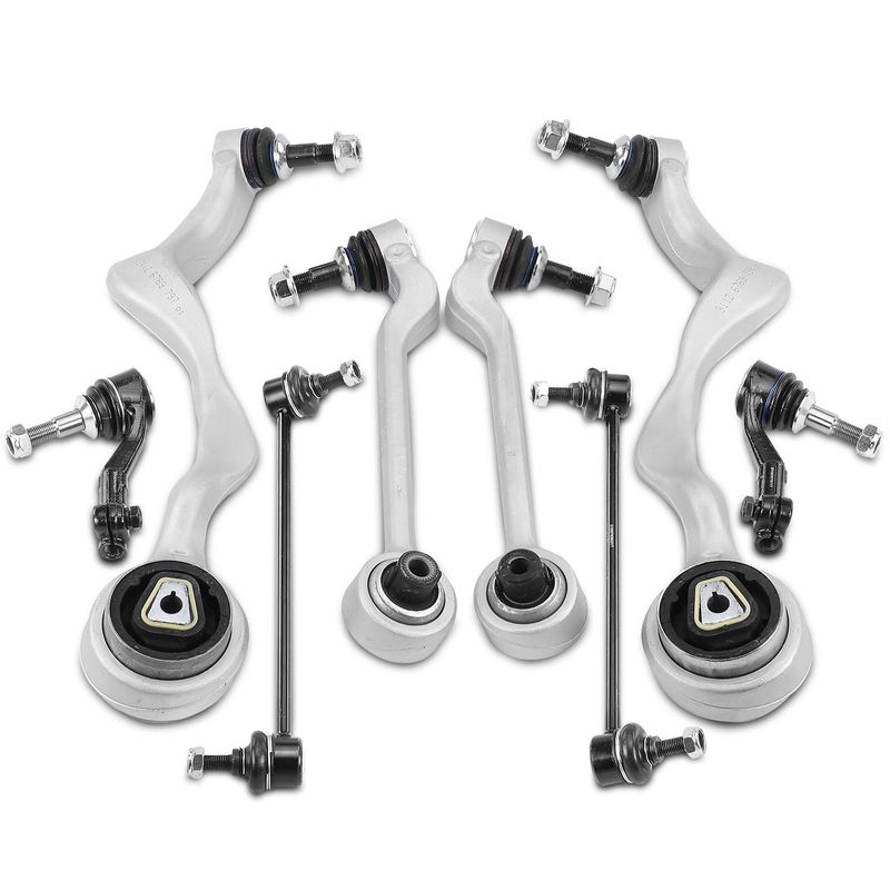 8x Control Arm with Ball Joint & Sway Bar Link for BMW 128i 135i 323i 325i X1
