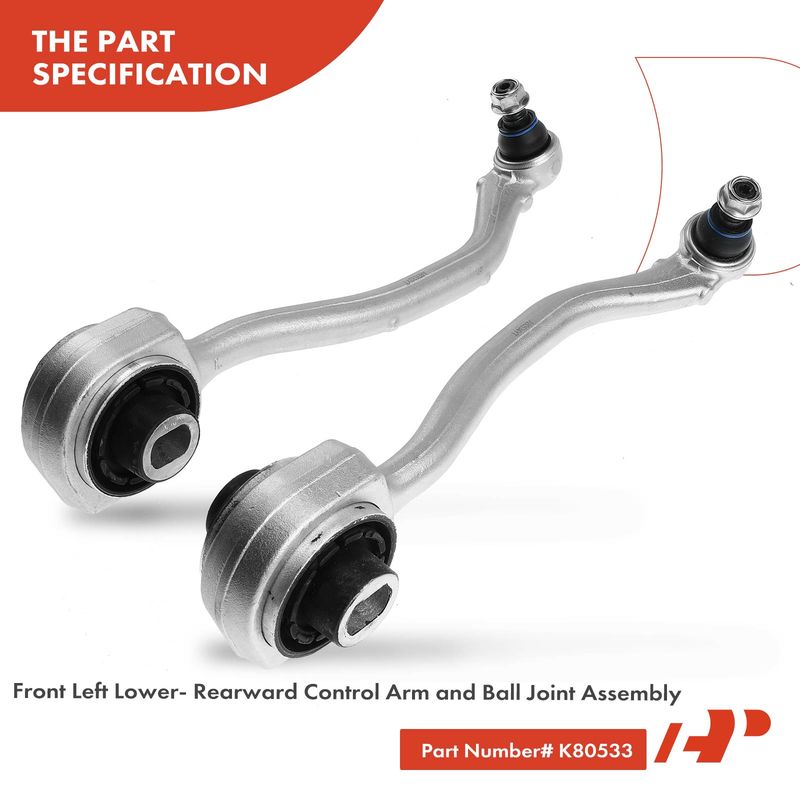 6x Front Control Arm with Ball Stabilizer Bar Link for Mercedes-Benz C230 240