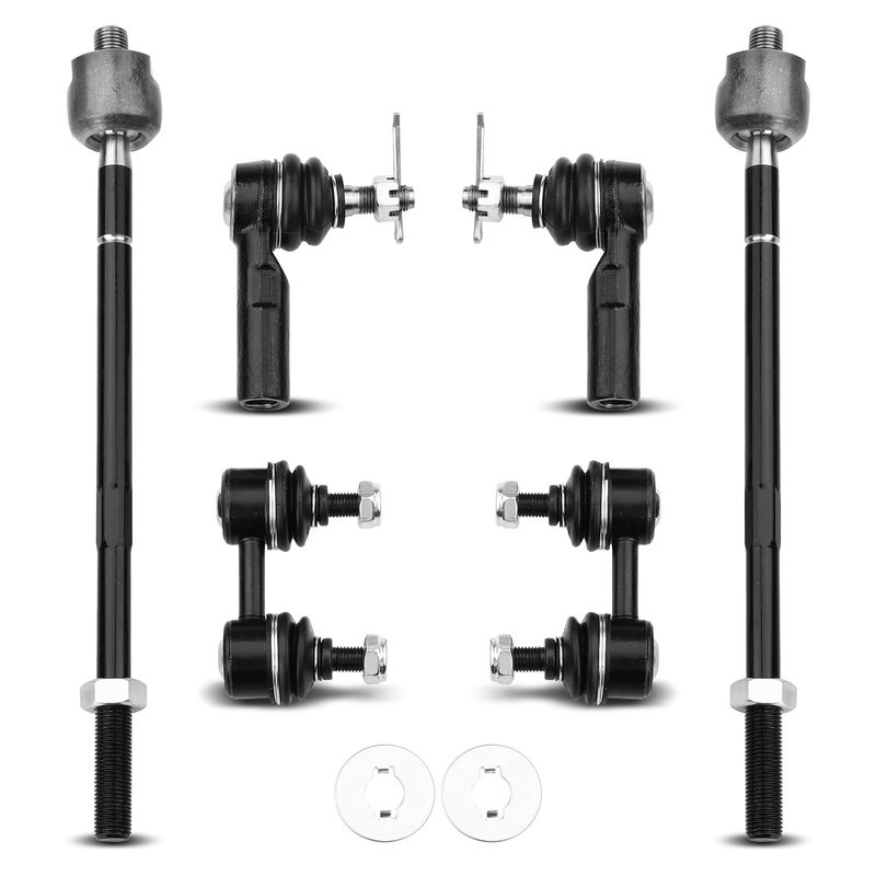 6x Front Stabilizer Bar Link Tie Rod End for Toyota Corolla 93-02 RAV4 Chevrolet
