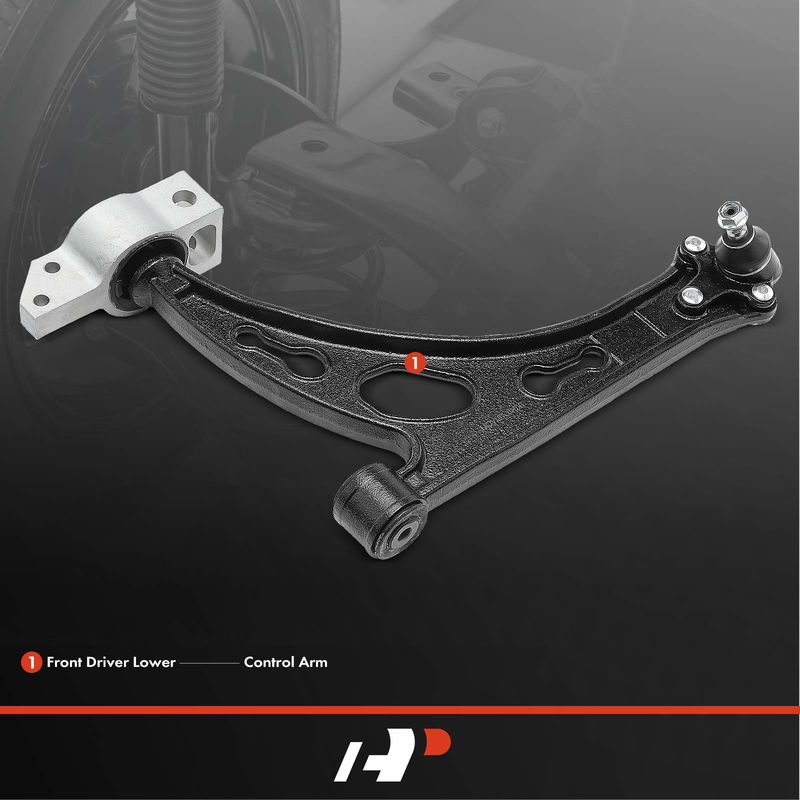 Front Left Lower Control Arm with Ball Joint for VW Jetta Golf Eos R32 Audi A3