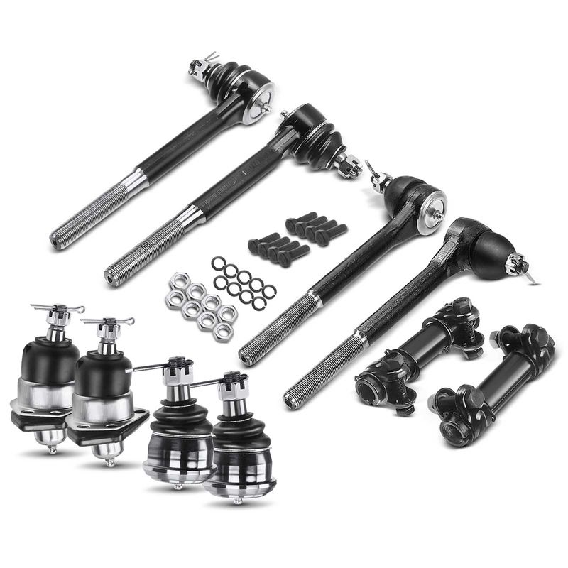 10x Front Tie Rod End & Ball Joint for Buick Skylark Chevy Malibu Olds Pontiac