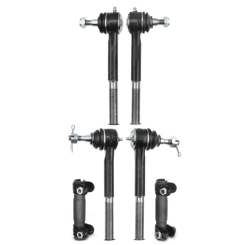 6x Inner & Outer Tie Rod End for Chevrolet Blazer K1500 Tahoe GMC K2500 Yukon