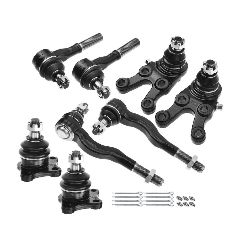 8x Front Tie Rod Ends Ball Joints for Mitsubishi Montero 1992-2000 Montero Sport