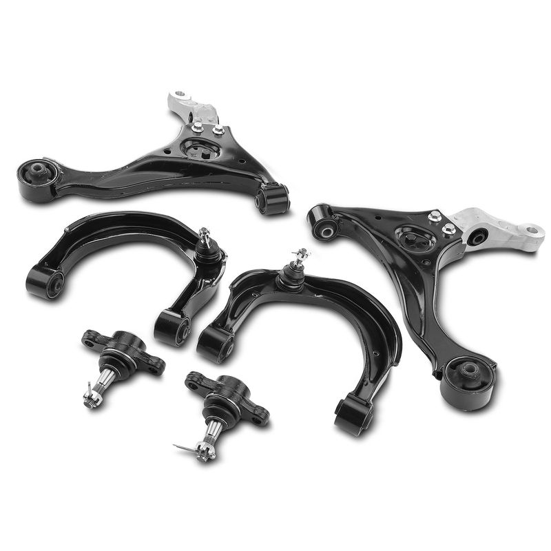 6x Front Lower & Upper Control Arm Ball Joint Kit for Hyundai Sonata 2006-2010