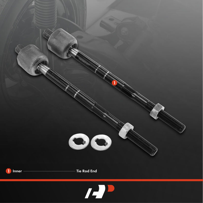 2x Inner Tie Rod End for Mercedes-Benz CLK63 AMG E350 C300 C250 E400 C230 E550
