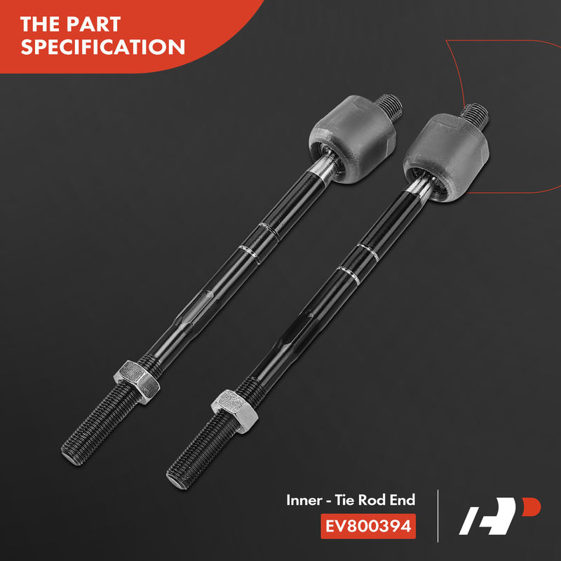 2x Inner Tie Rod End for Mercedes-Benz CLK63 AMG E350 C300 C250 E400 C230 E550