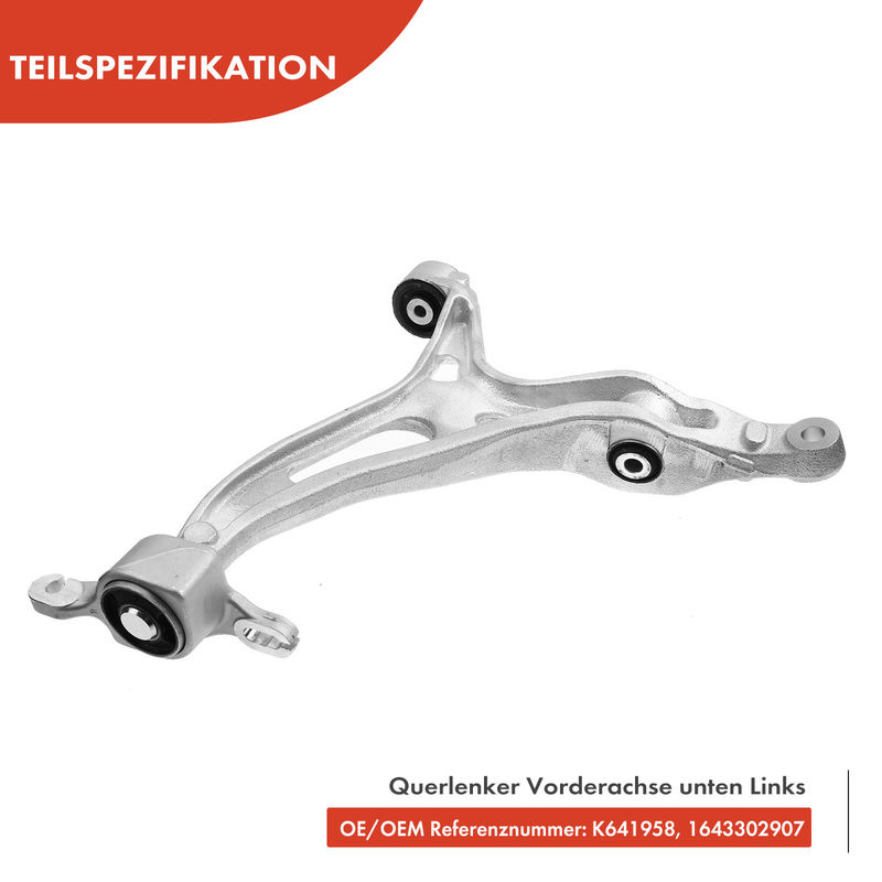 6x Front Control Arm with Ball Joint for Mercedes-Benz GL320 2007-2009 GL350 ML450