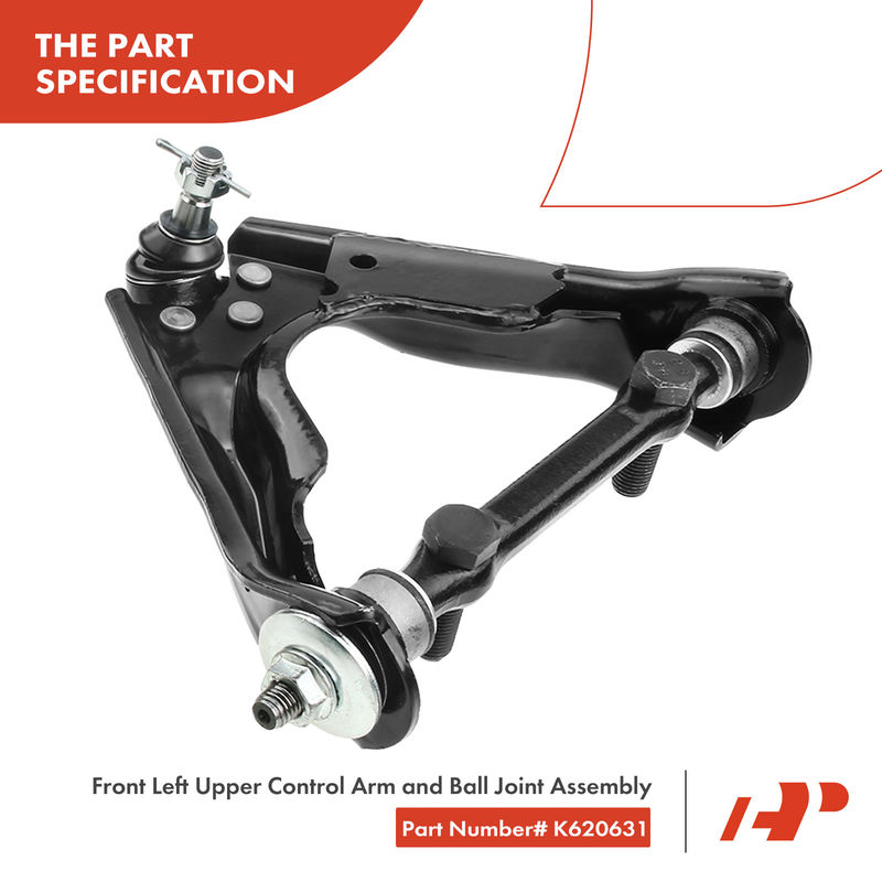 2x Front Upper Control Arm with Ball Joint for Dodge Dakota 00-04 Durango 4WD