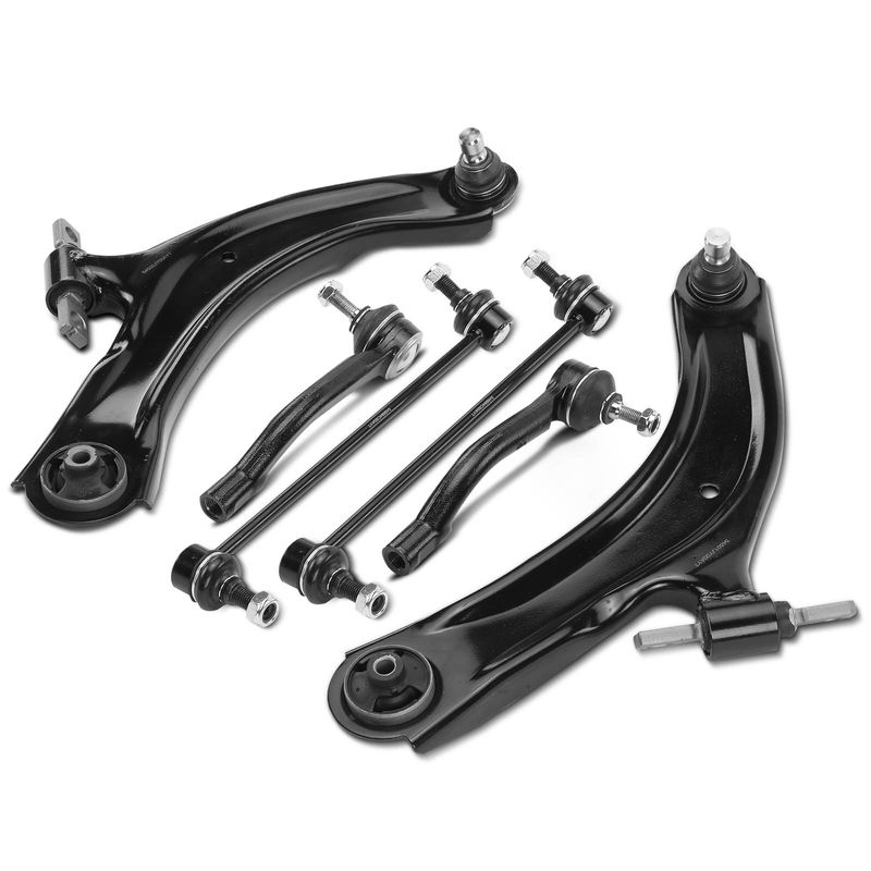 6x Control Arm Stabilizer Bar Link Tie Rod End for Nissan Rogue 2008-2013