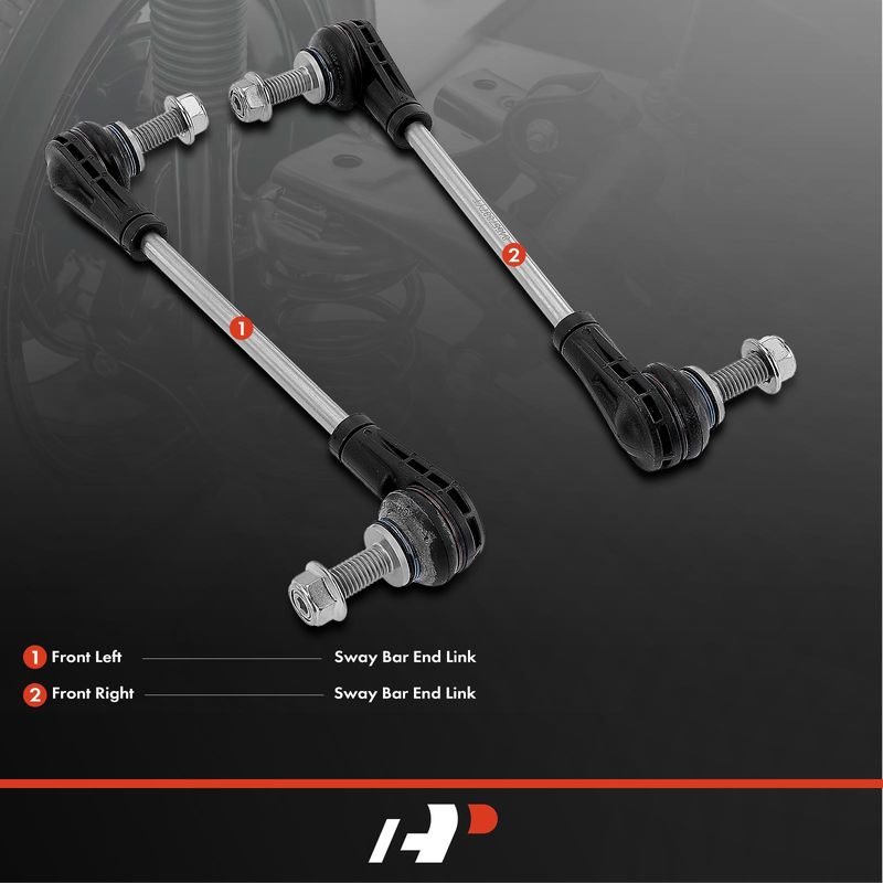 2x Front Left & Right Sway Bar End Link for Cadillac XT4 2019-2020 L4 2.0L
