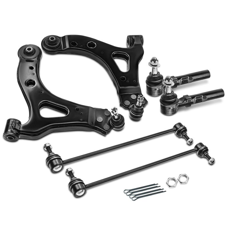6x Front Lower Control Arm Kit for Chevrolet Uplander Buick Terraza Saturn FWD