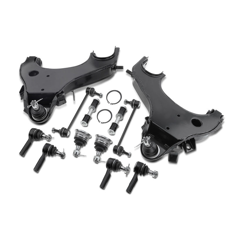 12x Front Lower Control Arm Ball Joint Tie Rod Bar Link Kit for Nissan Xterra
