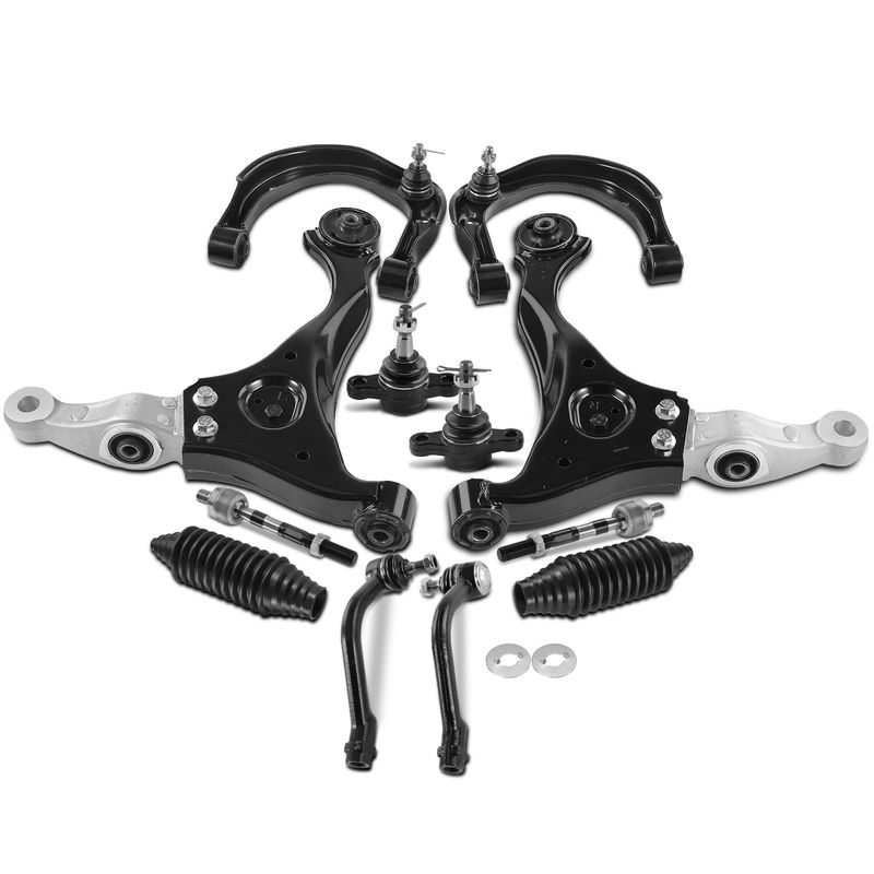 12x Control Arm with Ball Joint & Tie Rod End for Hyundai Sonata 2006-2008