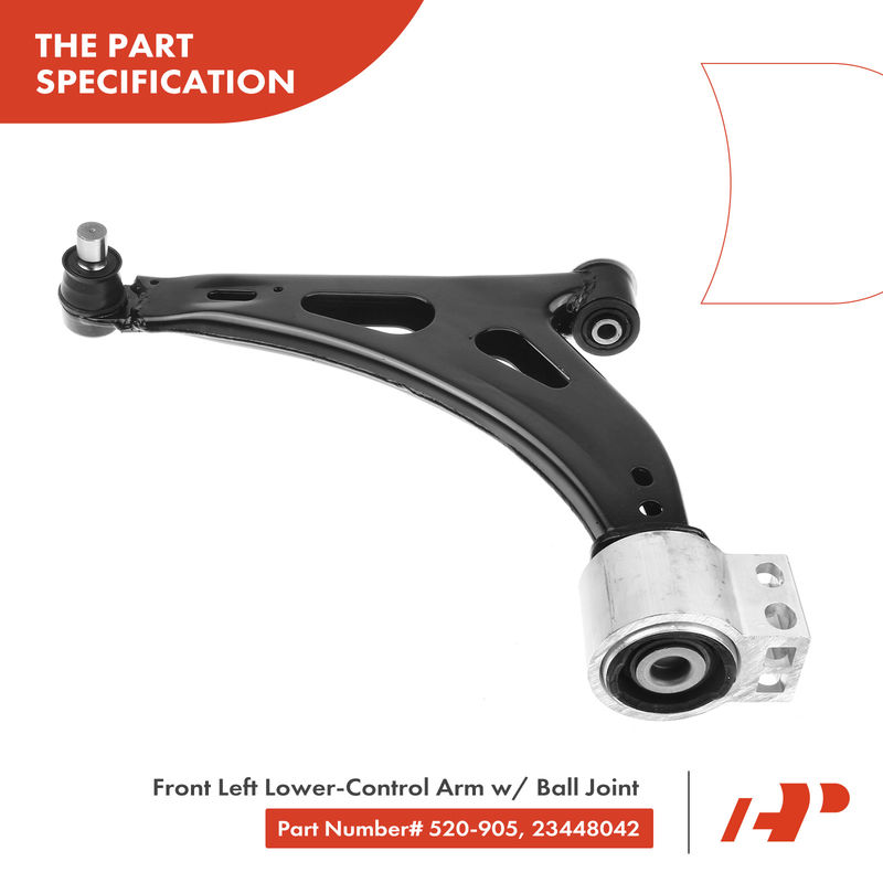 Front Left Lower Control Arm & Ball Joint Assembly for Chevrolet Impala 14-20
