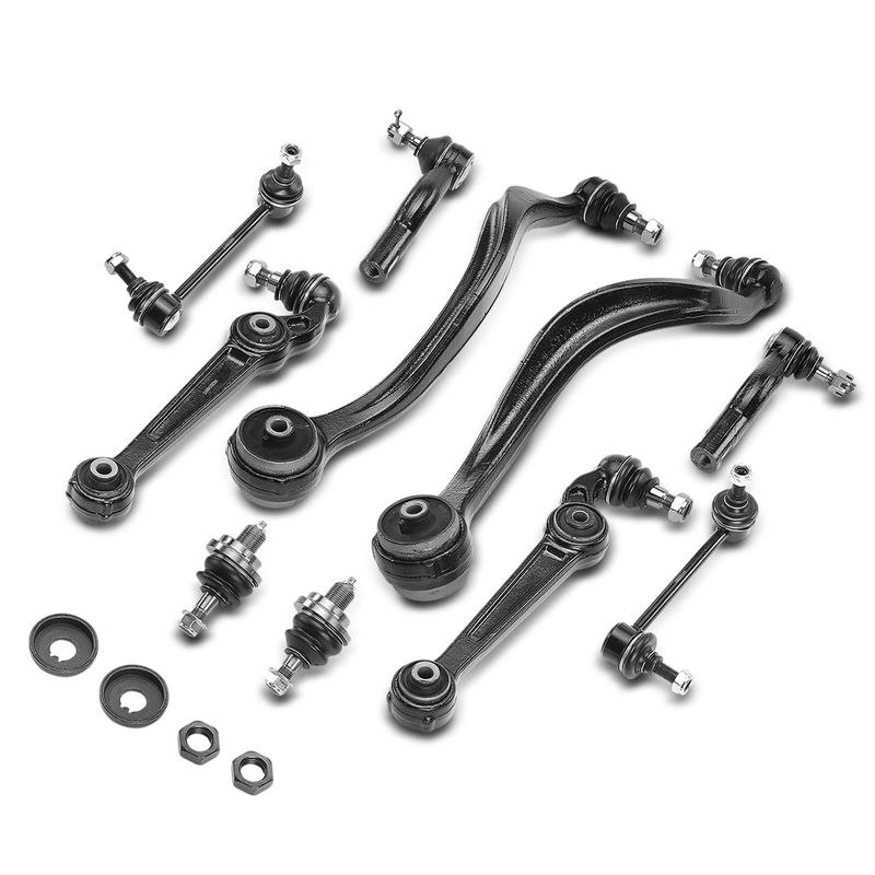 10x Control Arm with Ball Joint Sway Bar Link Tie Rod End for Ford Fusion Lincoln