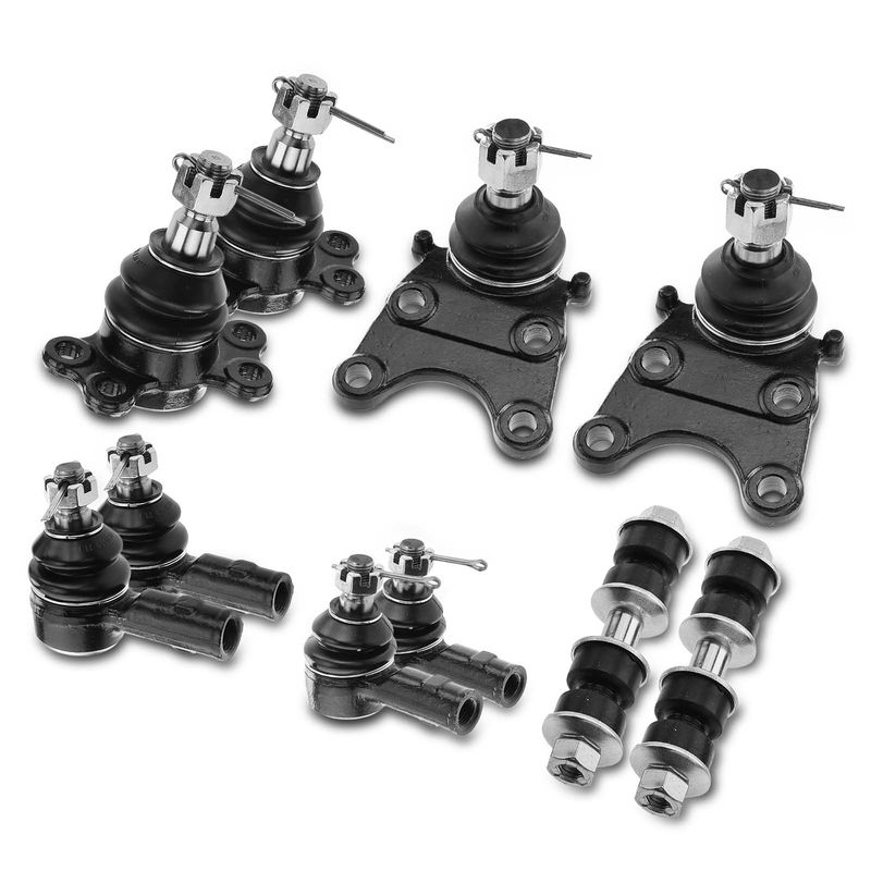 10x Front Sway Bar Link & Tie Rod End & Ball Joint for Honda Passport Isuzu
