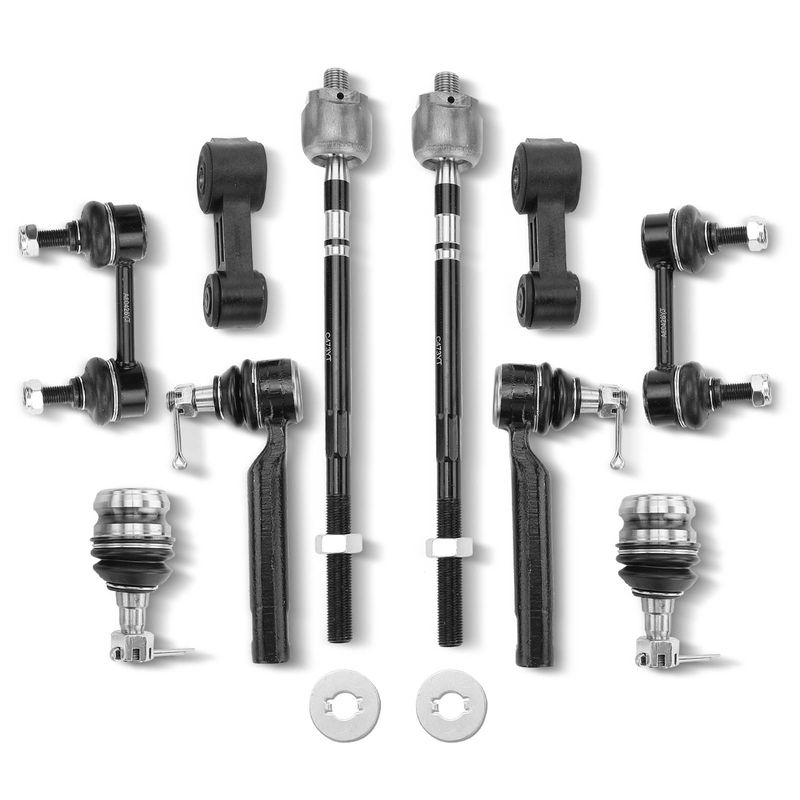 10x Front & Rear Sway Bar Link & Tie Rod End for Subaru Legacy Outback 2000-2004