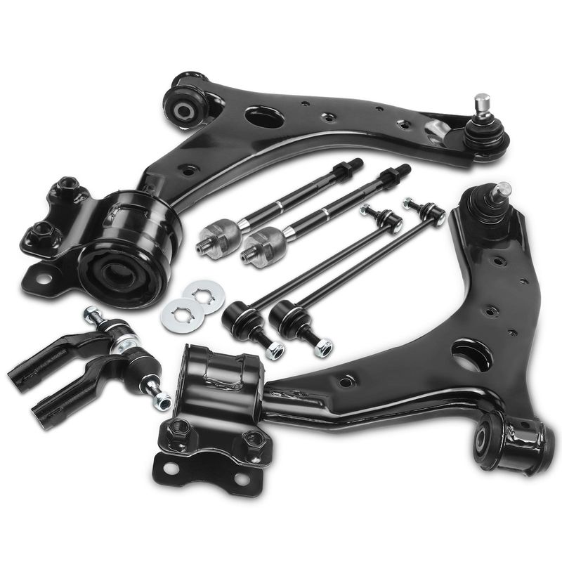 8x Front Control Arm & Ball Joint Assembly Sway Bar Link for Mazda 3 Mazda 5