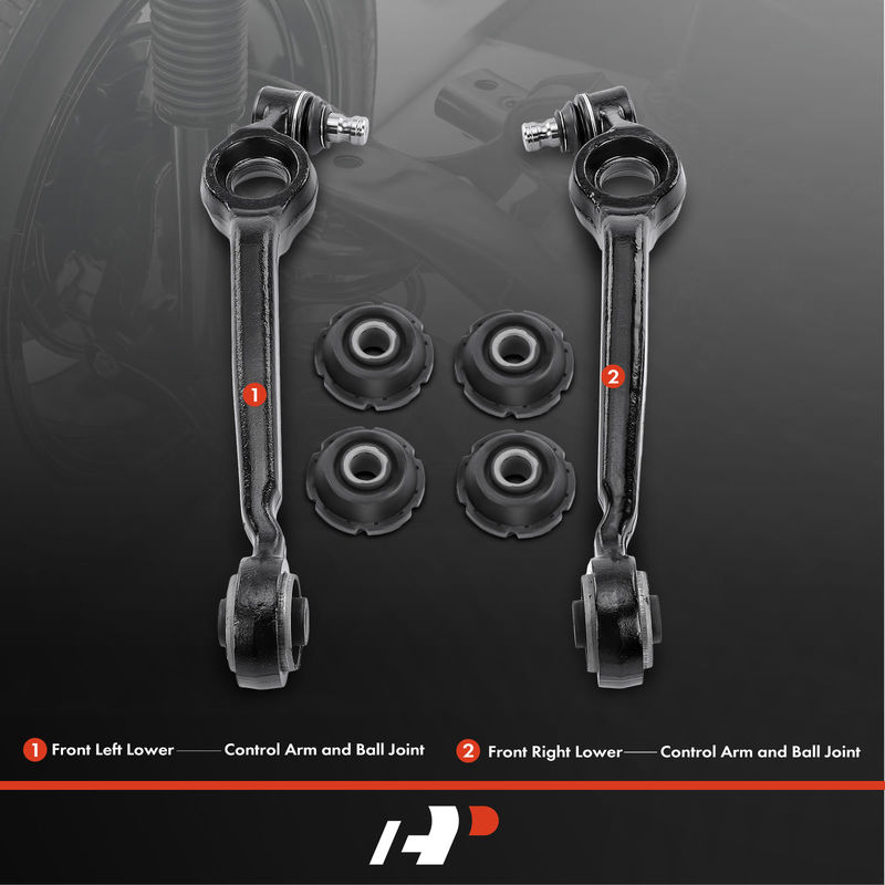 2x Front Lower Control Arm & Ball Joint Assembly for Audi 100 S4 S6 A6
