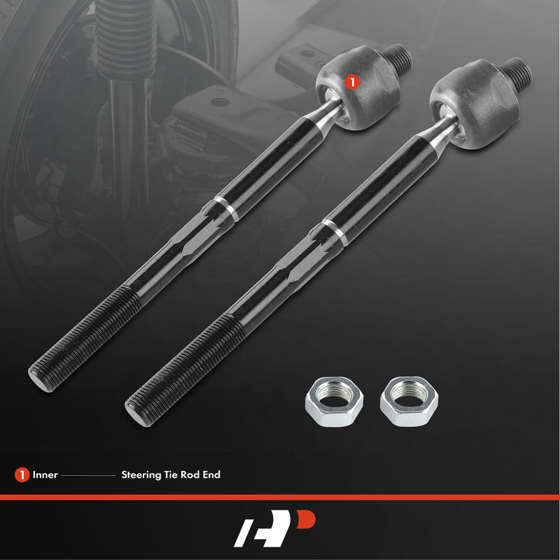 2x Inner Tie Rod End for Buick LaCrosse 14-16 Regal 14-17 Cadillac XTS 14-19