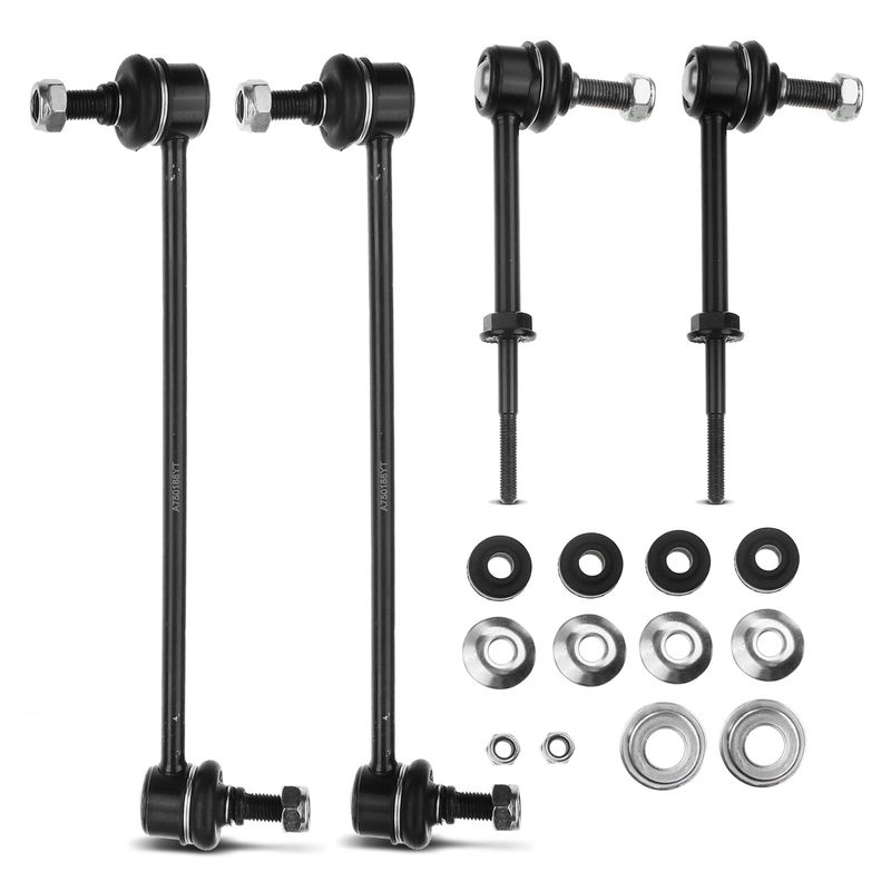4x Front & Rear Stabilizer Bar Link Kit for Chevrolet Equinox 08-17 GMC Pontiac