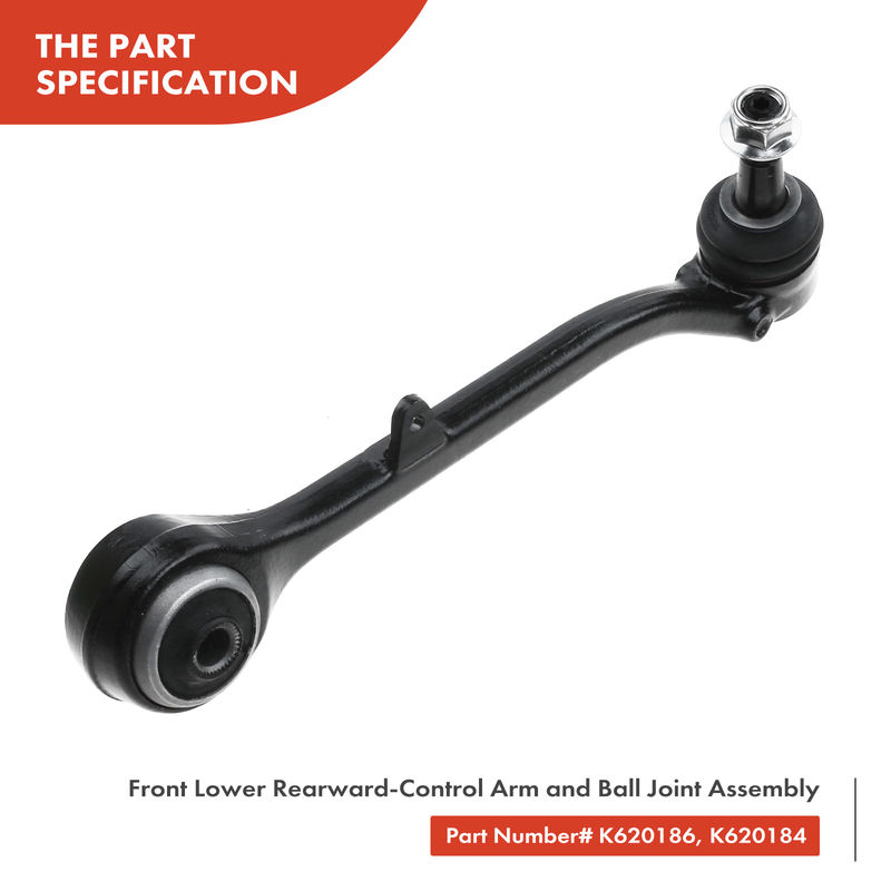 2x Front Lower Rearward Control Arm & Ball Joint Assembly for BMW X3 2004-2010