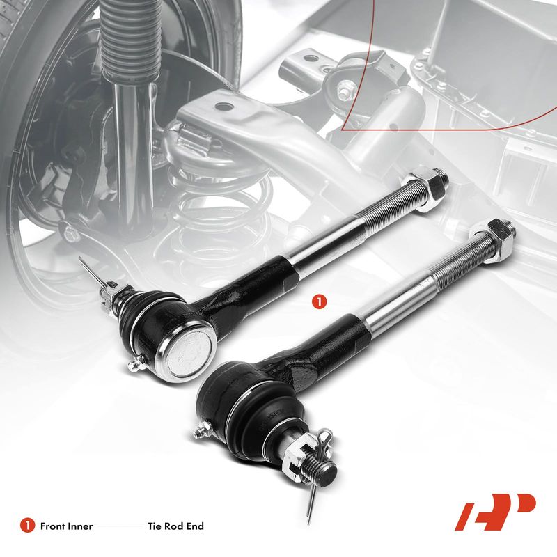 2x Inner Tie Rod End for Ford Expedition 1997-2002 F-150 F-250 Lincoln Blackwood