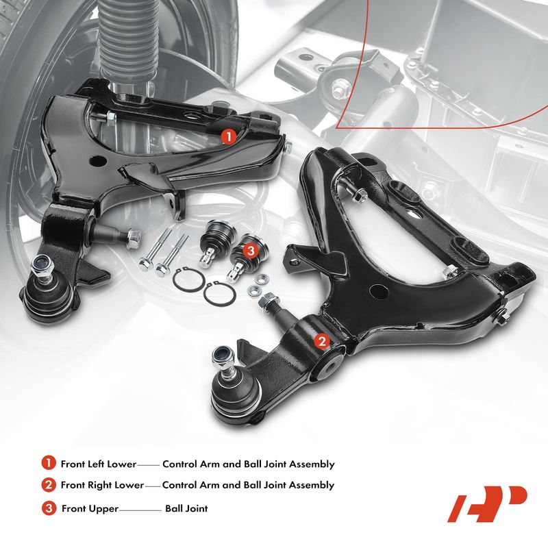 4x Front Control Arm Ball Joint for Buick Rainier Chevy Trailblazer GMC Isuzu