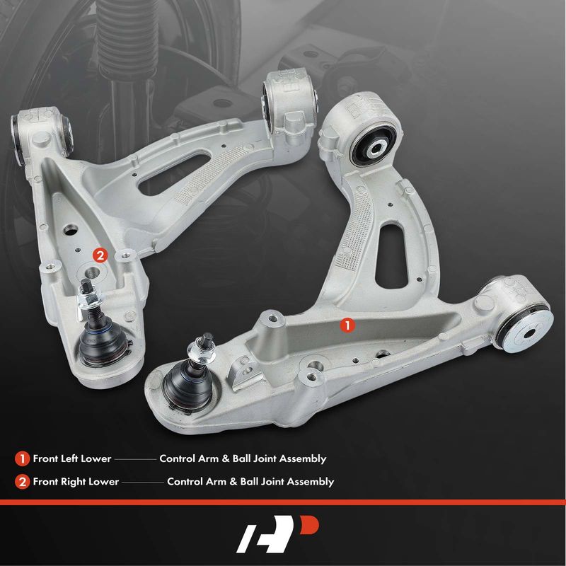 2x Front Lower Control Arm and Ball Joint Assembly for Cadillac CTS 2003-2007