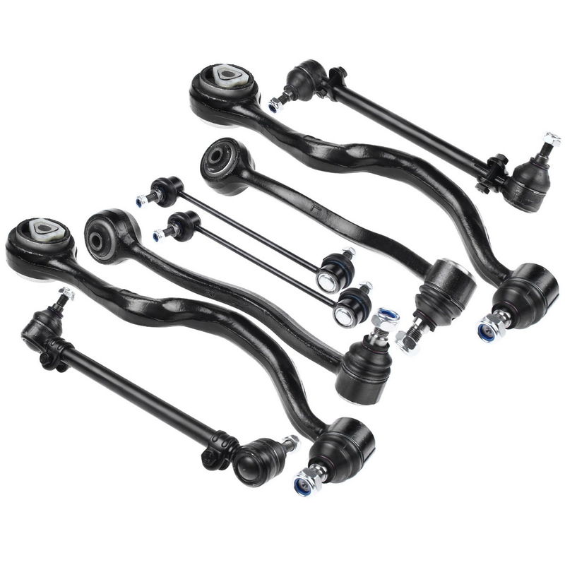 8x Fron Control Arm Stabilizer Bar Link & Tie Rod End for BMW E34 525i 530i 535i