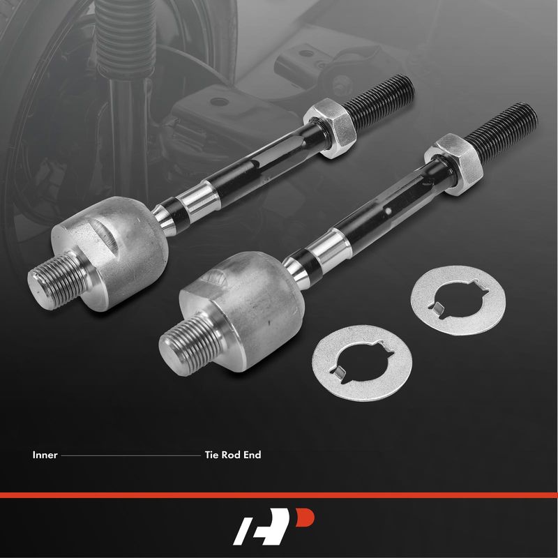 2x Inner Tie Rod End for Honda Civic 2006-2011 L4 1.8L