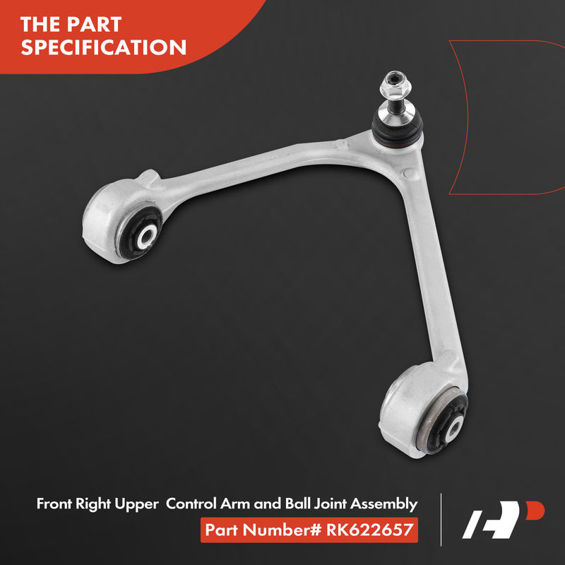 Front Right Upper Control Arm with Ball Joint for Jaguar S-Type 02-08 XF XFR