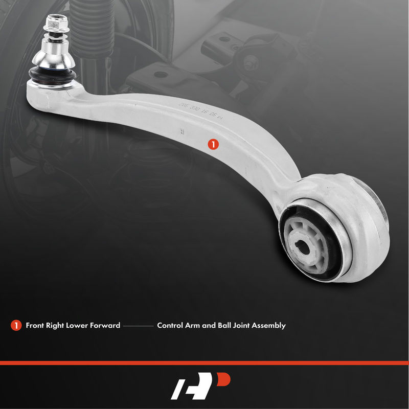 Front Right Lower Forward Control Arm & Ball Joint for Mercedes-Benz C300 E300