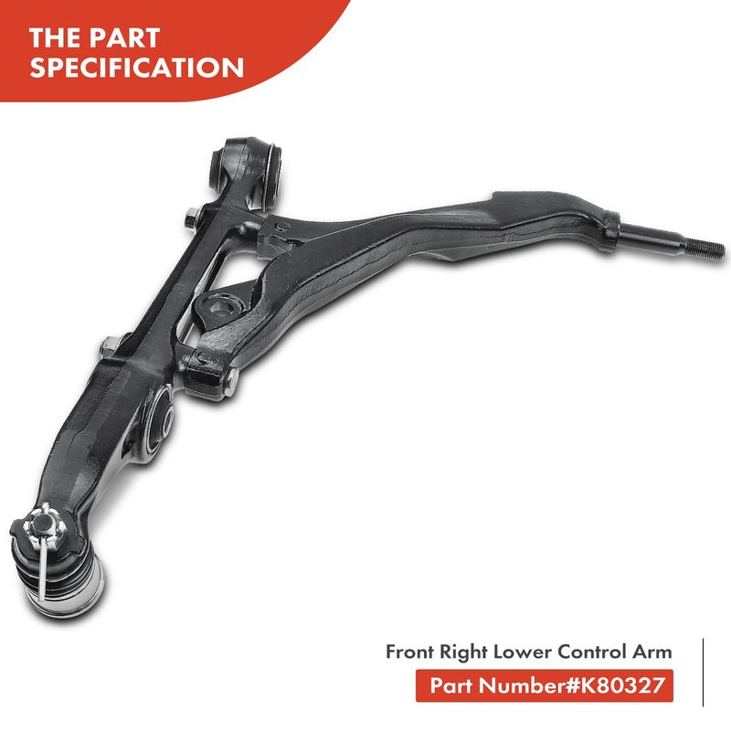 10x Front Control Arm with Ball Joint Tie Rod End for Honda Civic Civic del Sol