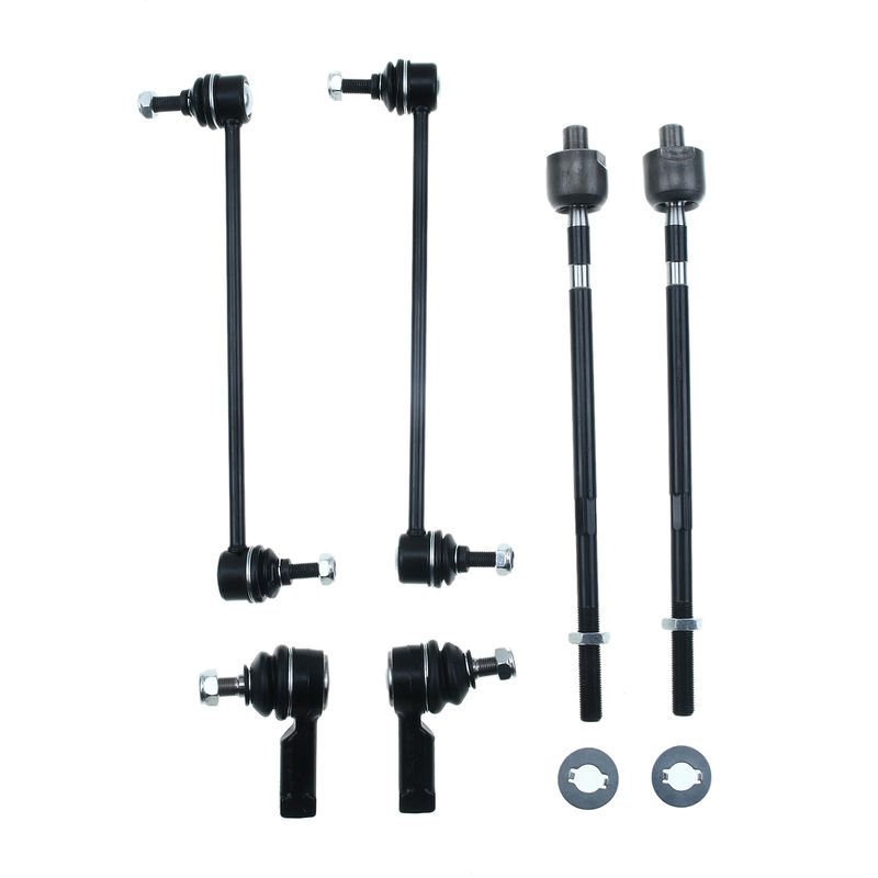 6x Front Sway Bar Links Inner & Outer Tie Rod Ends for Mitsubishi Endeavor 04-11