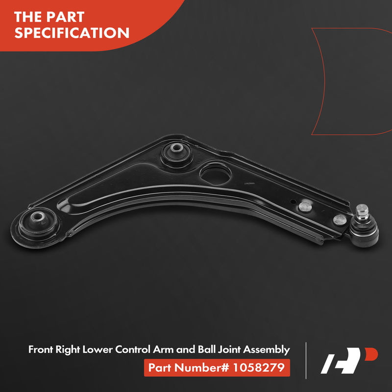 Front Right Lower Control Arm & Ball Joint for Ford Escort 1991-1996 Mercury