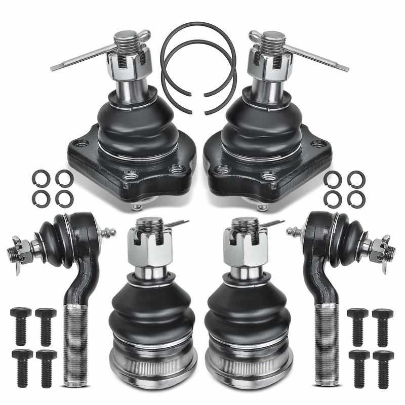 6x Front Tie Rod End with Ball Joint for Nissan Pickup 95-97 D21 86-94 RWD