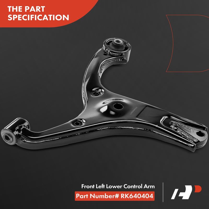 Front Left Lower Control Arm for Hyundai Accent 2006-2011 Kia Rio Rio5 06-11