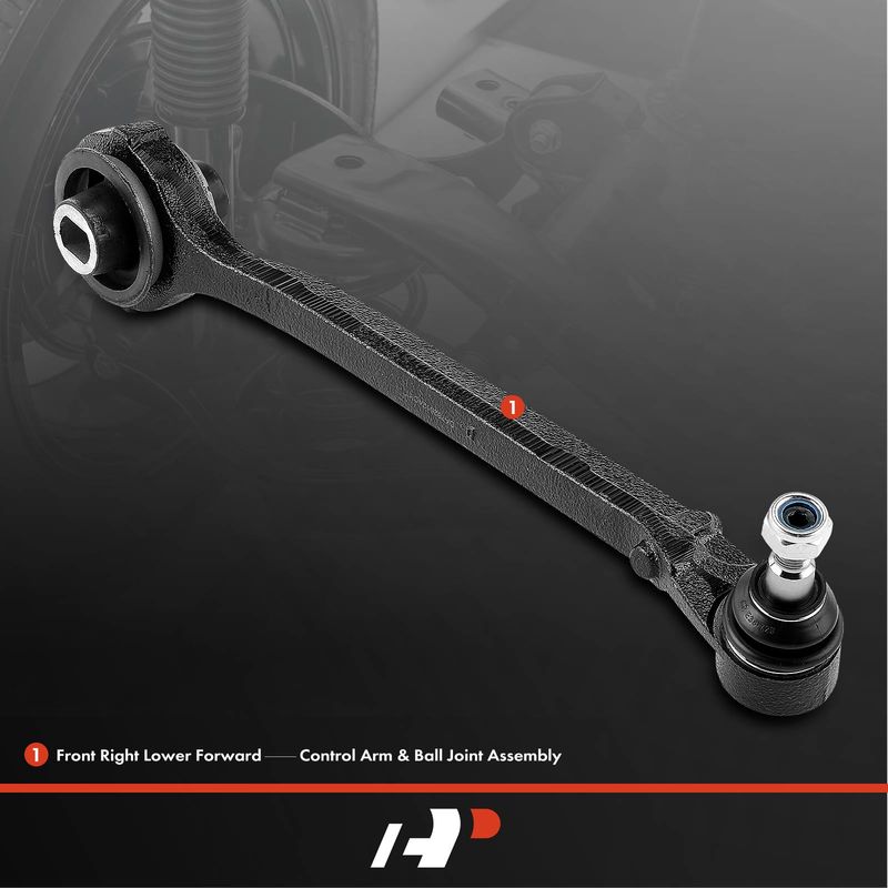 Front Right Lower Forward Control Arm with Ball Joint for Chrysler 300 Dodge RWD