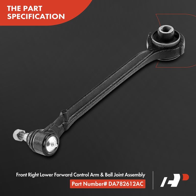 Front Right Lower Forward Control Arm with Ball Joint for Chrysler 300 Dodge RWD