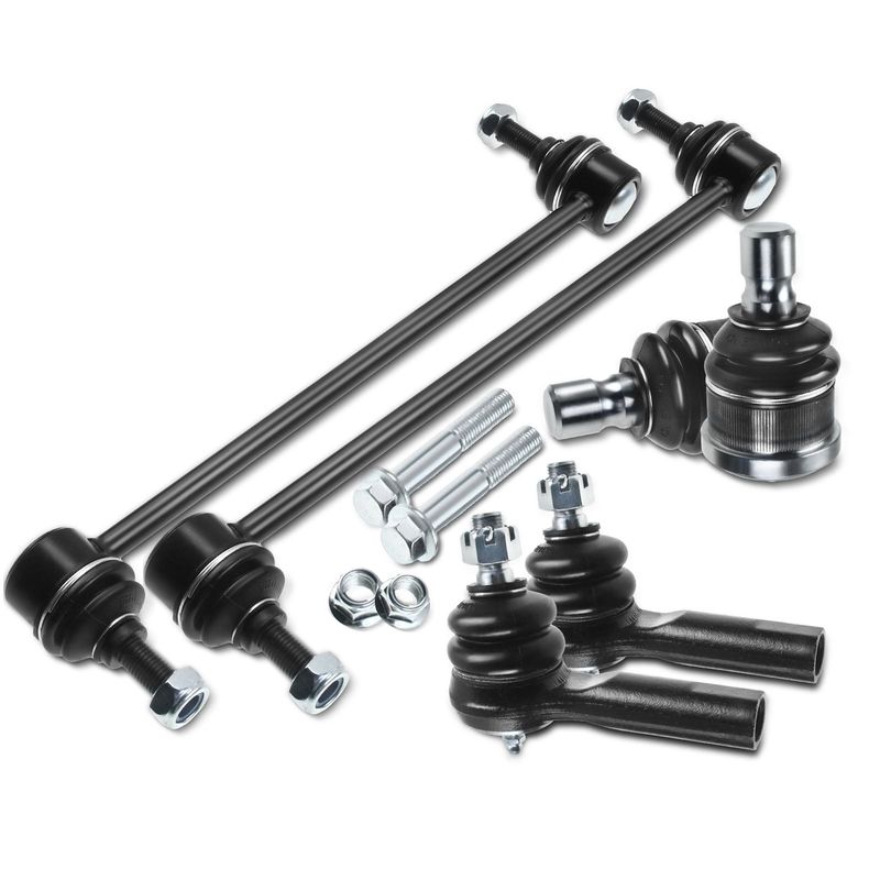 6x Front Sway Bar Link Tie Rod Ends for Ford Escape 05-09 Mazda Tribute Mercury
