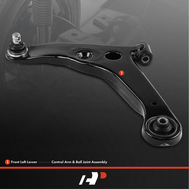 Front Left Lower Control Arm & Ball Joint Assembly for Mitsubishi Lancer 02-07