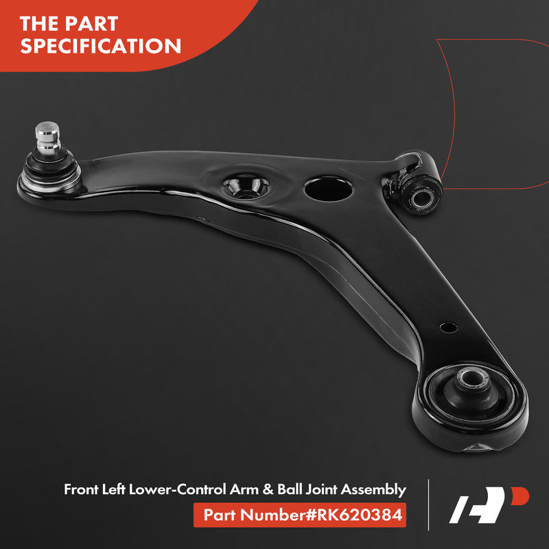 Front Left Lower Control Arm & Ball Joint Assembly for Mitsubishi Lancer 02-07