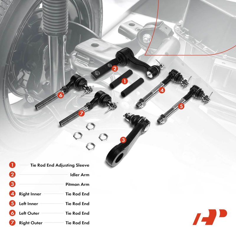 8x Inner & Outer Tie Rod End for Lincoln Navigator Ford F-150 F-250 Expedition