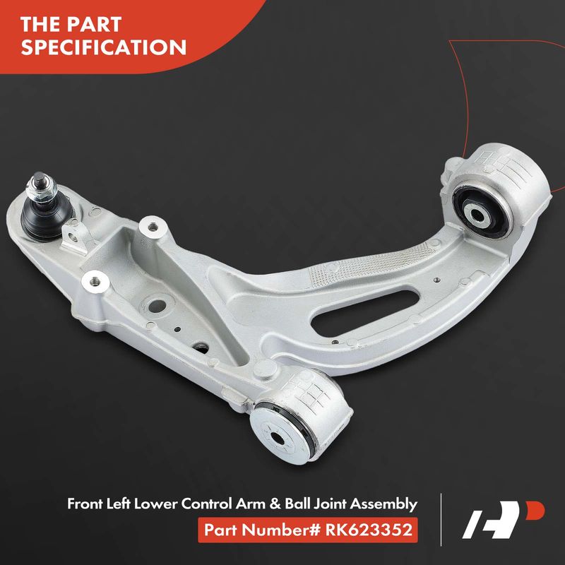 Front Left Lower Control Arm & Ball Joint Assembly for Cadillac CTS 2003-2007