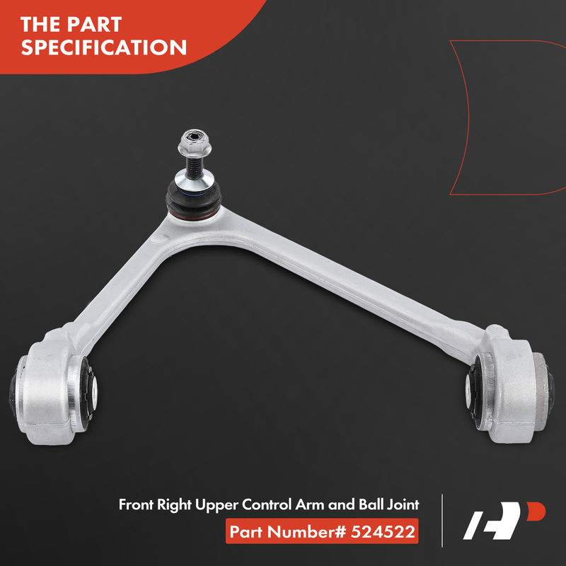 Front Right Upper Control Arm with Ball Joint for Jaguar XJ 11-19 XJR 14-17