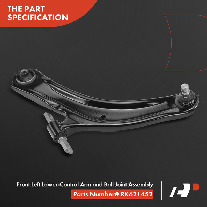 Front Left Lower Control Arm & Ball Joint Assembly for Nissan Rogue Rogue Select