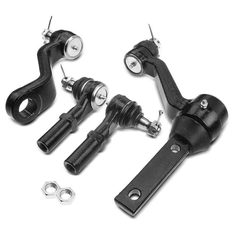 4x Outer Pitman & Idler Arm Tie Rod End Kit for Dodge Dakota 97-99 Durango 98-99