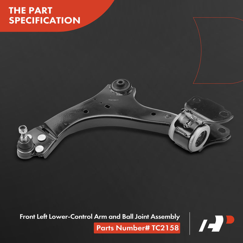 Front Left Lower Control Arm & Ball Joint Assembly for Volvo S60 S80 V60 V70